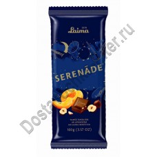 Шоколад темный Laima Serenade абрикос/лесной орех 100г