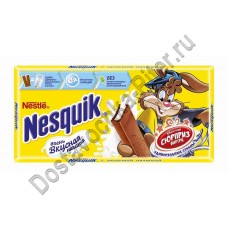 Шоколад молочный Nestle Nesquik с молочной начинкой 100г