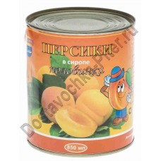 Персики Барко в сиропе половинки 850мл ж/б