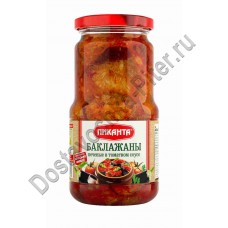 Баклажаны Пиканта печеные в томатном соусе 520г