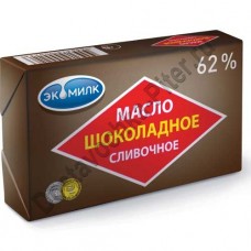 Масло сливочное Экомилк шоколадное 62% 180г фольга