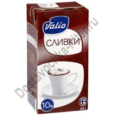 Сливки стерилизованные Валио для кофе 10% 1л