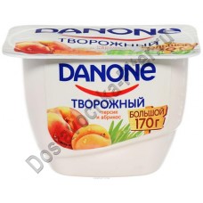 Продукт творожный Danone персик/абрикос 3,6% 170г стакан