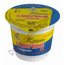 Продукт к/м крем сливочный Пискаревский 15% 0,25л ст