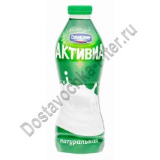 Биойогурт Danone Активия обогащенный натуральный 2,4% 870г п/бутылка