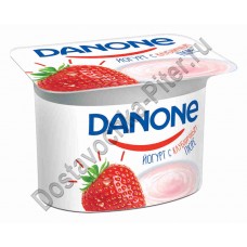 Йогурт Данон клубника 2,9% 110г