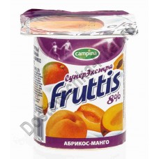 Продукт йогуртный пастер FRUTTIS абрикос/манго 8% 115г