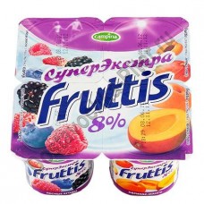Продукт йогуртный пастер FRUTTIS лесные ягоды 8% 115г