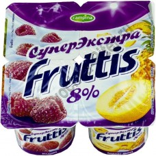 Продукт йогуртный пастер FRUTTIS малина 8% 115г