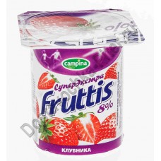Продукт йогуртный пастер FRUTTIS клубника 8% 115г