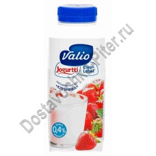 Йогурт ВАЛИО питьевой клубника 0,4% 330г