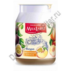 Йогурт Milk Label персик/маракуйя 2% 150г