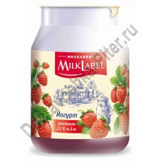 Йогурт Milk Label земляника 2% 150г