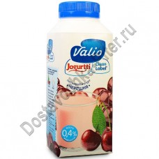 Йогурт ВАЛИО питьевой черешня 0,4% 330г