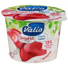 Йогурт ВАЛИО 2,6% вишня 180г