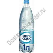 Вода питьевая BonAqua н/газ 1л пэт