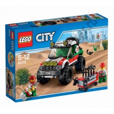 Конструктор Lego city town внедорожник 4x4 арт.60115