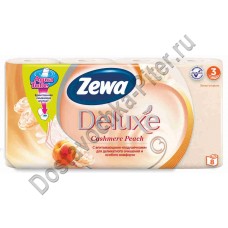 Туалетная бумага Zewa Deluxe Персик 3сл 8шт
