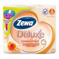Туалетная бумага Zewa Deluxe 3сл с ароматом персика 4шт