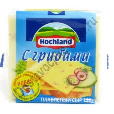 Сыр Хохланд Hochland плавленый с грибами нарезка 150г