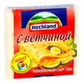 Сыр Хохланд Hochland плавленый с ветчиной нарезка 150г