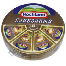 Сыр плавленый Hochland сливочный 140г круг 