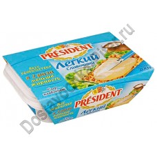 Сыр Президент плавленый сливочный Легкий  200г