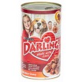 Корм Darling для собак мясо+печень консервы 1,2кг конс